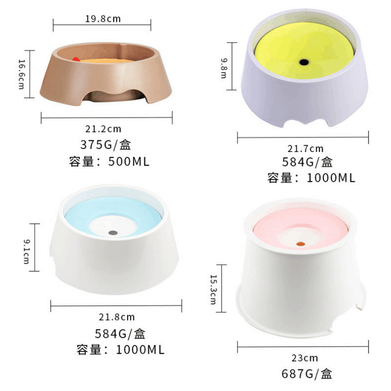 Splash-Proof Pet Water Bowl