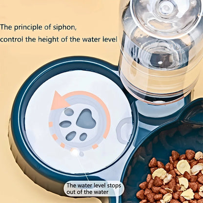 3-in-1 Cat Feeding Bowl