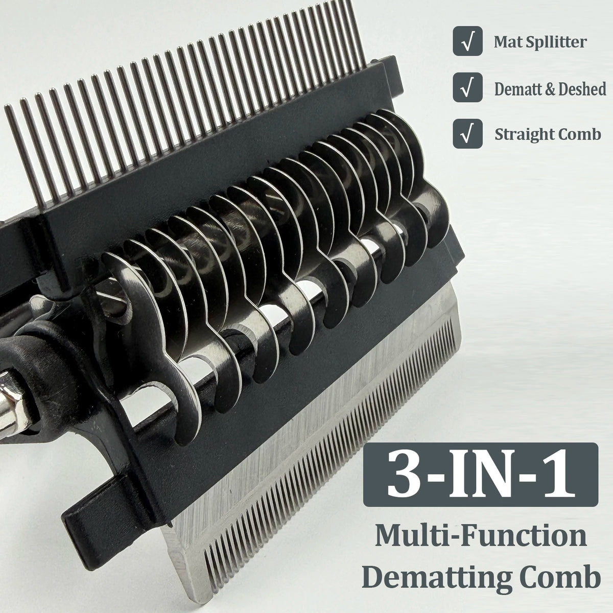 3-in-1 Pet Grooming Brush