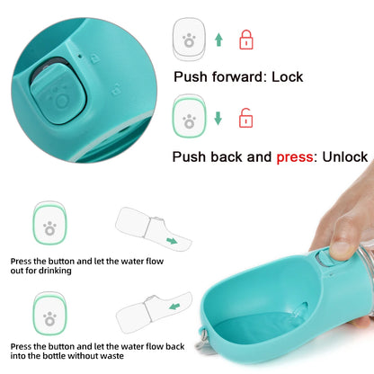 Paw Sip Portable Water Bottle