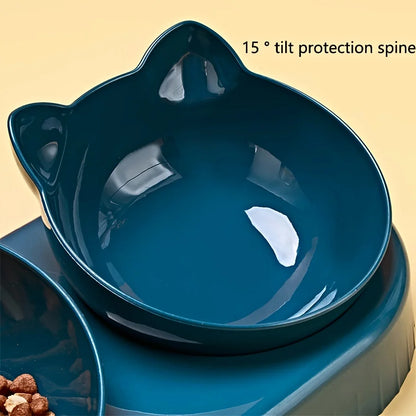 3-in-1 Cat Feeding Bowl